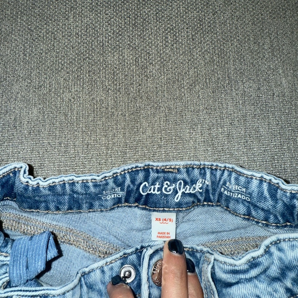 Cat & Jack Light Blue Casual Denim Shorts